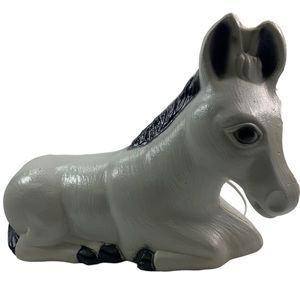 Vintage Christmas Nativity Donkey Blow Mold